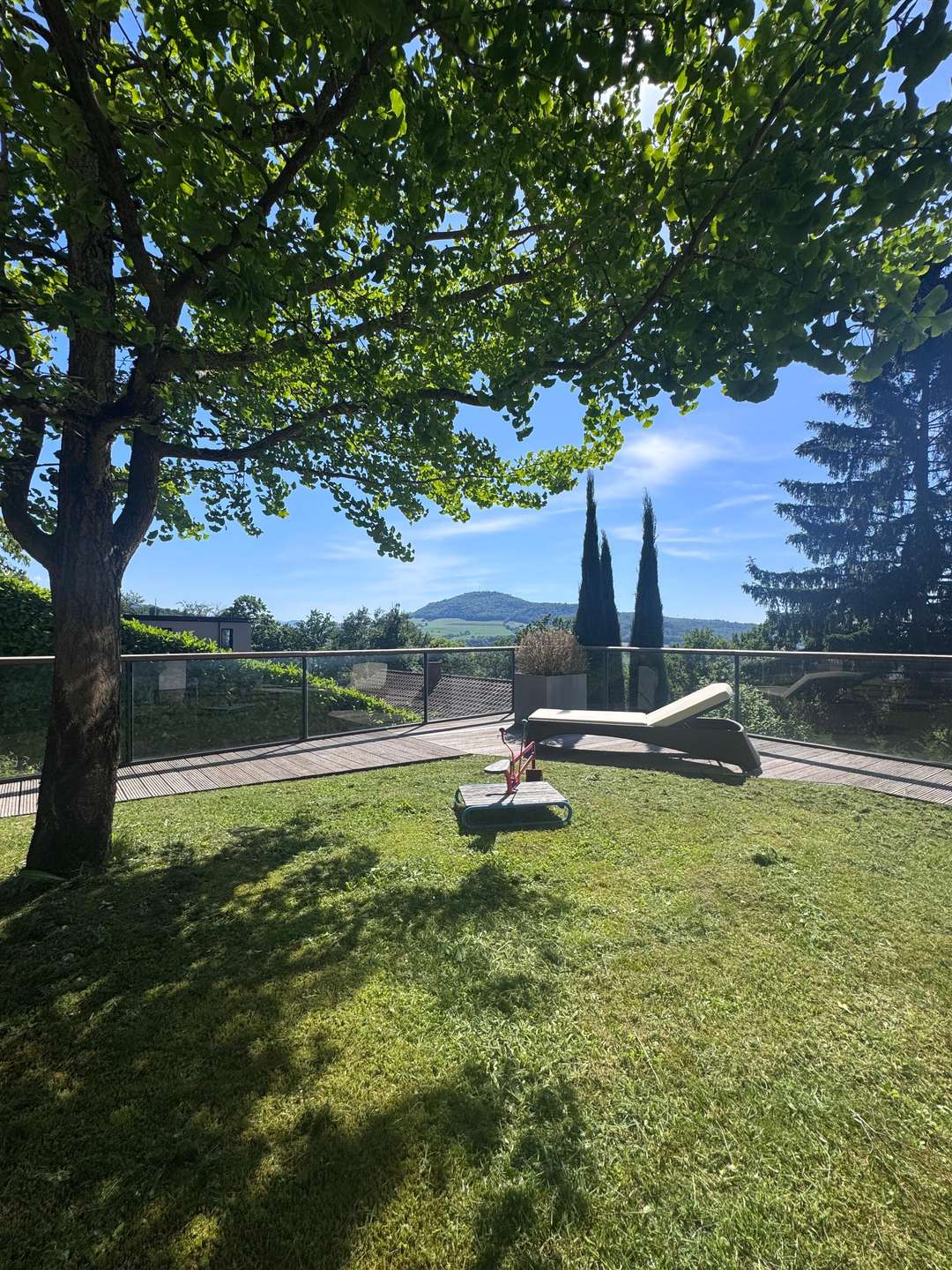 Ausblick aus dem Garten
